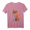 Handbemalte Fuchs Kapuzenjacke - Lustiges Tiermotiv Geschenk zum HapKoala für Tierliebhaber und Modefans
