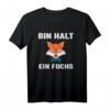 Tierfreund Clever HapKoala T-Shirt mit Fuchs Spruch – Lustiges Geschenk für Tierliebhaber, Natur- und Umweltschützer