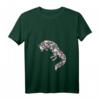 Damen Fuchs Blumen Füchse - Stilvolles und lustiges Natur Fuchs T-Shirt mit V-Ausschnitt, ideales Geschenk für Tierliebhaber und Naturfans