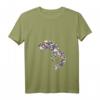 Damen Fuchs Blumen Füchse - Stilvolles und lustiges Natur Fuchs T-Shirt mit V-Ausschnitt, ideales Geschenk für Tierliebhaber und Naturfans