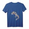 Damen Fuchs Blumen Füchse - Stilvolles und lustiges Natur Fuchs T-Shirt mit V-Ausschnitt, ideales Geschenk für Tierliebhaber und Naturfans