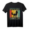 Lustiges Fennek-Fuchs T-Shirt mit Retro Sonnenuntergang - Perfekt für Tierliebhaber, Partys & Weihnachtsgeschenke im Vintage Stil