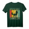 Lustiges Fennek-Fuchs T-Shirt mit Retro Sonnenuntergang - Perfekt für Tierliebhaber, Partys & Weihnachtsgeschenke im Vintage Stil