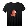 Tschö mit Ö Abschied T-Shirt mit Fuchs - Lustiges Auf Wiedersehen Shirt für Freunde und Kollegen