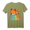 Offizielles Fuchs Schlafshirt & Pyjama Nachthemd – Lustiges Geschenk für Langschläfer, Morgenmuffel und Fuchsliebhaber, Damen & Herren