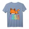 Offizielles Fuchs Schlafshirt & Pyjama Nachthemd – Lustiges Geschenk für Langschläfer, Morgenmuffel und Fuchsliebhaber, Damen & Herren