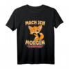 Mach ich morgen versprochen - Lustiges Fuchs T-Shirt für Faulheit, Chillen und Relaxen am Wochenende