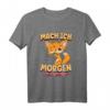 Mach ich morgen versprochen - Lustiges Fuchs T-Shirt für Faulheit, Chillen und Relaxen am Wochenende