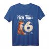 Ich bin 6 Fox Kinder T-Shirt – Süßes Geburtstags-Shirt für Mädchen zum 6. Geburtstag, Fuchs Motiv für kleine Prinzessinnen und Fuchs-Fans
