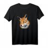 Fuchs T-Shirt handgemalt für Kinder, Damen und Herren - Waldtiere, Naturmotive, perfektes Geschenk für Weihnachten, Geburtstag & Tierschutzliebhaber