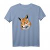 Fuchs T-Shirt handgemalt für Kinder, Damen und Herren - Waldtiere, Naturmotive, perfektes Geschenk für Weihnachten, Geburtstag & Tierschutzliebhaber