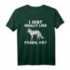 Niedliches Fuchs T-Shirt für Liebhaber - Perfektes Geschenk für Tierfreunde, Freunde, Familie zu Geburtstag, Weihnachten, Vatertag oder Muttertag