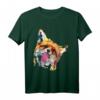 Handbemalter Fuchs T-Shirt - Lustiges Wildtier Motiv für Tierliebhaber und Naturfans