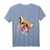 Handbemalter Fuchs T-Shirt - Lustiges Wildtier Motiv für Tierliebhaber und Naturfans