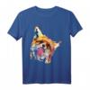Handbemalter Fuchs T-Shirt - Lustiges Wildtier Motiv für Tierliebhaber und Naturfans
