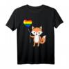 Fuchs Herzballon LGBT Gay Pride T-Shirt – Buntes Design für Pride Month & HapKoala für Stolze Homosexuelle
