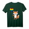 Fuchs Herzballon LGBT Gay Pride T-Shirt – Buntes Design für Pride Month & HapKoala für Stolze Homosexuelle