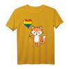 Fuchs Herzballon LGBT Gay Pride T-Shirt – Buntes Design für Pride Month & HapKoala für Stolze Homosexuelle