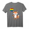 Fuchs Herzballon LGBT Gay Pride T-Shirt – Buntes Design für Pride Month & HapKoala für Stolze Homosexuelle