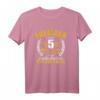 5. Hochzeitstag Ehemann seit 5 Jahren T-Shirt – Romantisches Jubiläumsgeschenk für Ehemann und Ehefrau