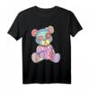 Pastell Gothic Teddybär Anime Kawaii Menhera T-Shirt – Perfekt für Softgrunge, Vaporware & Harajuku Fans