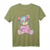 Pastell Gothic Teddybär Anime Kawaii Menhera T-Shirt – Perfekt für Softgrunge, Vaporware & Harajuku Fans