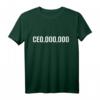 CEO 000 000 oder CEO OOO OOO Future Millionaire T-Shirt – Motivationsshirt für Unternehmer, Hustler & Erfolgsgeschichten, Perfektes Weihnachts- und Geburtstagsgeschenk
