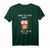Lustiges Eulen Schlafshirt mit Spruch - Bequemes Nachthemd für Morgenmuffel, Langschläfer und Spätaufsteher