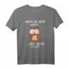Lustiges Eulen Schlafshirt mit Spruch - Bequemes Nachthemd für Morgenmuffel, Langschläfer und Spätaufsteher