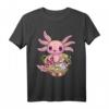 Kawaii Axolotl Ramen Noodles Japanisches Anime Otaku Nu Goth T-Shirt – Pastell Gothic Style für Otaku, Softgrunge & Cosplay Fans