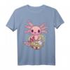 Kawaii Axolotl Ramen Noodles Japanisches Anime Otaku Nu Goth T-Shirt – Pastell Gothic Style für Otaku, Softgrunge & Cosplay Fans
