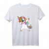 Kinder Einhorn mit Sonnenbrille macht Dab Tanz - Dabbing Unicorn T-Shirt, perfektes Geburtstagsgeschenk & Party-Outfit für Mädchen & Jungen