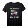 80er Jahre Outfit für Herren & Damen – Lustiges T-Shirt & Kostüm für Partys & Mottopartys mit Testbild Motiv