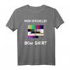 80er Jahre Outfit für Herren & Damen – Lustiges T-Shirt & Kostüm für Partys & Mottopartys mit Testbild Motiv