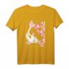 Vintage Kirschblüte und Koi Fisch T-Shirt – Japanisches Design für Kunst- und Karpfenliebhaber im traditionellen Stil