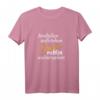 HapKoala Frauen T-Shirt mit inspirierendem Spruch – Für Powerfrauen, die niemals aufgeben