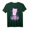 Pastell Gothic Geist Katze Boo Halloween T-Shirt - Ästhetisch, Okkult & Kawaii für Gothic, Cosplay & Harajuku Fans