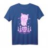 Pastell Gothic Geist Katze Boo Halloween T-Shirt - Ästhetisch, Okkult & Kawaii für Gothic, Cosplay & Harajuku Fans
