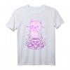 Pastell Gothic Geist Katze Boo Halloween T-Shirt - Ästhetisch, Okkult & Kawaii für Gothic, Cosplay & Harajuku Fans
