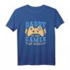 Daddy By Day Gamer By Night Lustiges Vatertagsspiel T-Shirt – Perfektes Geschenk für Videospiel-Enthusiasten Papa zum Geburtstag oder Vatertag
