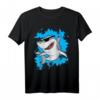 Lustiges Hai mit Sonnenbrille T-Shirt für Strand, Urlaub & Meer - Perfekt für Taucher, Meeresliebhaber & Sommerfans