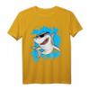 Lustiges Hai mit Sonnenbrille T-Shirt für Strand, Urlaub & Meer - Perfekt für Taucher, Meeresliebhaber & Sommerfans
