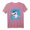 Lustiges Hai mit Sonnenbrille T-Shirt für Strand, Urlaub & Meer - Perfekt für Taucher, Meeresliebhaber & Sommerfans