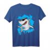 Lustiges Hai mit Sonnenbrille T-Shirt für Strand, Urlaub & Meer - Perfekt für Taucher, Meeresliebhaber & Sommerfans
