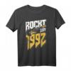31. Geburtstag Rockt Seit 1992 T-Shirt für Metal- & Rockfans – Geburtstagsparty & Geschenk für Musiker, Biker & Tattoo Enthusiasten
