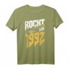 31. Geburtstag Rockt Seit 1992 T-Shirt für Metal- & Rockfans – Geburtstagsparty & Geschenk für Musiker, Biker & Tattoo Enthusiasten