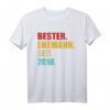 Bester Ehemann seit 2018 T-Shirt – Vintage 5. Hochzeitstag Geschenk für Ehemänner und Ehepaare zur Feier des Jubiläums