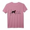 Hovawart Hund Heartbeat EKG-Linie T-Shirt - Lustiges Geschenk für Hovawart Liebhaber & Hundebesitzer