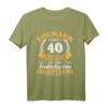 40. Hochzeitstag Ehemann Geschenk - Rubinhochzeit T-Shirt für langjährige Ehepartner, Jubiläum & Feier