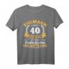 40. Hochzeitstag Ehemann Geschenk - Rubinhochzeit T-Shirt für langjährige Ehepartner, Jubiläum & Feier